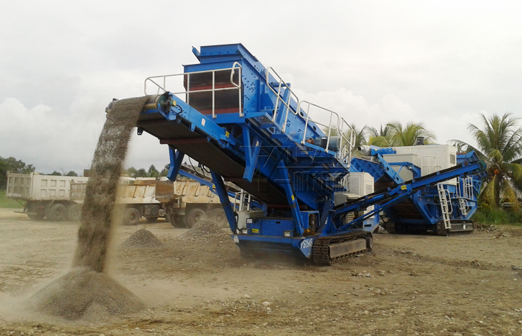 履帶式移動破碎站 履帶式移動破碎站